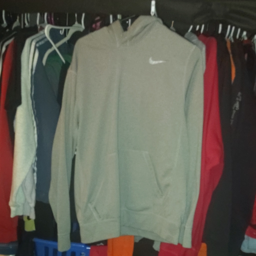 Nike Light Gray Hoodie